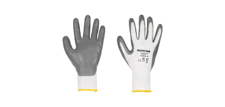 Guanti Honeywell Polytril™ in nitrile grigio, 10 paia