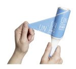 Brosse adhésive 42 feuilles imprimées Eléphant