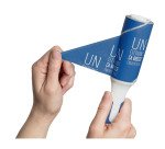 Brosse adhésive 42 feuilles imprimées Eléphant