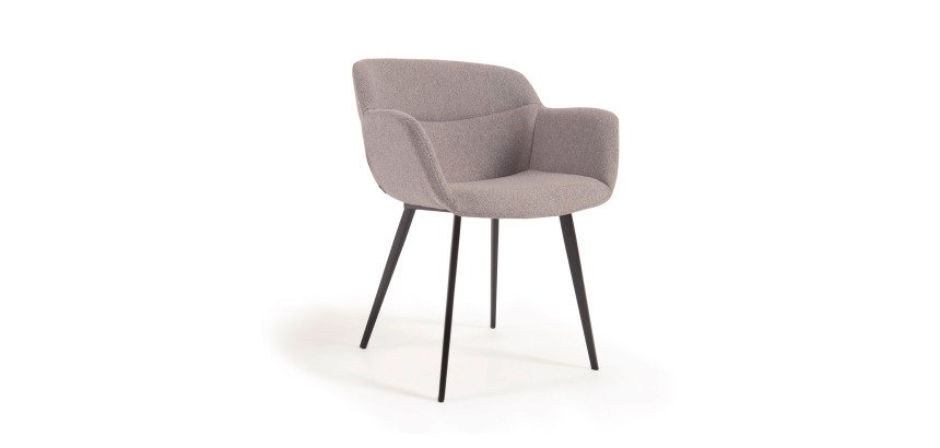 Chaise Nadya, gris clair