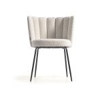 Chaise Aniela, tissu bouclette