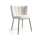 Chaise Aniela, tissu bouclette