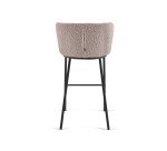 Tabouret Ciselia tissu bouclette H 75 cm couleurs