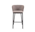 Tabouret Ciselia tissu bouclette H 75 cm couleurs