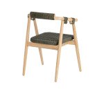 Chaise Majela - corde - bois d'eucalyptus