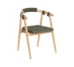 Chaise Majela - corde - bois d'eucalyptus