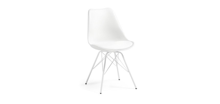 Chaise RALF pieds métal