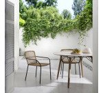 Chaise Ellen - corde - pieds acier galvanisé