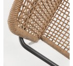 Chaise Ellen en corde, beige