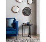 Table d'appoint Raeam Ø 50 cm noire