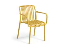 Chaise d'extérieur Isabellini - plastique recyclable jaune