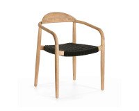 Silla Nina de madera de acacia macizo y cuerda