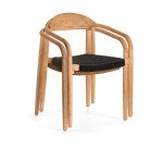 Silla Nina de madera de acacia macizo y cuerda