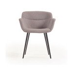 Chaise Nadya, gris clair