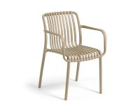 Chaise d'extérieur Isabellini - plastique recyclable beige