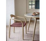 Stuhl Nina aus massivem Akazienholz und Seil