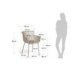 Chaise d'extérieur Surpika - plastique recyclable