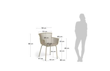 Outdoor chair Surpika