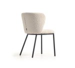 Chaise Ciselia tissu bouclette