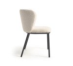 Chaise Ciselia tissu bouclette