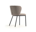 Chaise Ciselia tissu bouclette