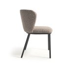Chaise Ciselia tissu bouclette