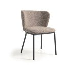 Chaise Ciselia tissu bouclette