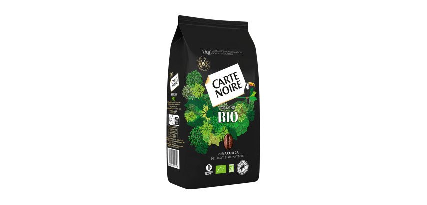 Café en grains Carte Noire Bio 100 % Arabica - paquet de 1 kg