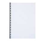 Baguette reliure anneaux plastique CombiBind GBC 10 mm noir - Boîte de 100