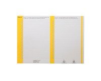 Etiquetas para carpetas colgantes Elba Yellow de 6 x 137 mm (paquete de 270)