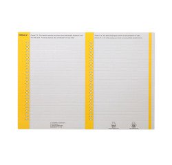 Etiquetas para carpetas colgantes Elba Yellow de 6 x 137 mm (paquete de 270)