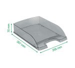 Corbeille à courrier Leitz Plus cristal