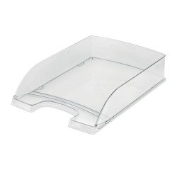 Mail basket Leitz Plus crystal