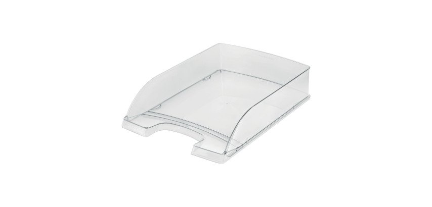 Corbeille à courrier Leitz Plus cristal