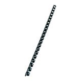 Baguette reliure anneaux plastique CombiBind GBC 10 mm noir - Boîte de 100