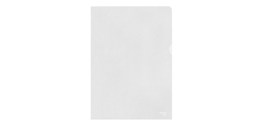 Plastic Corner Shirt Esselte A4 polypropylene 12/100th clear - Pack of 10