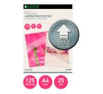 Boîte de 25 pochettes plastification A4 2 x 125 µ brillantes Leitz iLAM