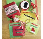 Ruban vinyle 3D Dymo noir écriture blanche 9 mm S0847730 - Blister de 3