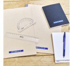 Ruban vinyle 3D Dymo couleur assortie écriture blanche 9 mm S0847730 - Blistre de 3