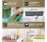 Ruban vinyle 3D Dymo couleur assortie écriture blanche 9 mm S0847730 - Blistre de 3