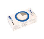 Guantes desechables para uso alimentario Mapa Solo 988, látex con polvo, blanco - Caja de 100 guantes