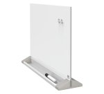 Séparateur de bureau en verre magnétique H 44,5 x L 58,5 cm Nobo
