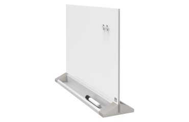 Séparateur de bureau en verre magnétique H44,5 x L 58,5 cm Nobo