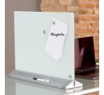 Séparateur de bureau en verre magnétique H 44,5 x L 58,5 cm Nobo