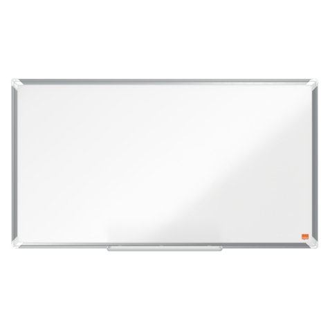 Tableau blanc laqué Premium+ 16/9e Nobo