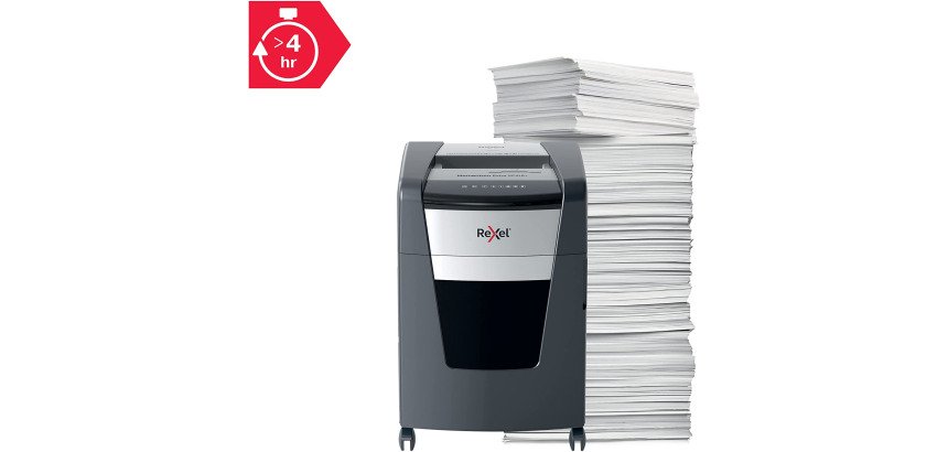 Rexel Momentum Extra XP418+ Cross-Cut Shedder Jam Fee Technology Security Level P-4 18 Sheets