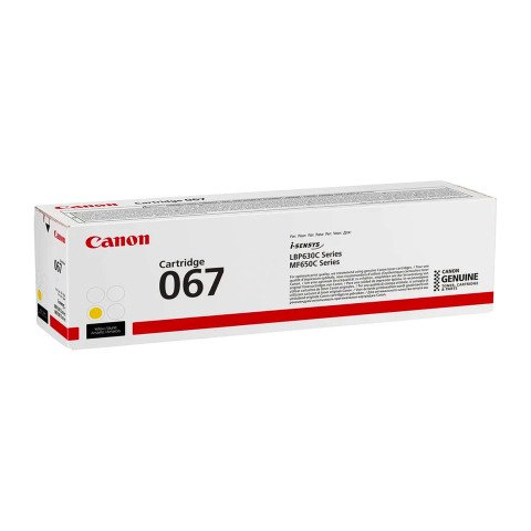 Canon 067 tóner original amarillo