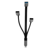 Adaptador USB-C (Tipo C) a 3 puertos USB-A 3.0 TnB