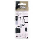 Hub USB-A/USB-C en aluminio a 4x USB-A con adaptador USB-C de TnB