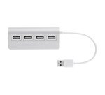 Hub USB-A/USB-C en aluminio a 4x USB-A con adaptador USB-C de TnB